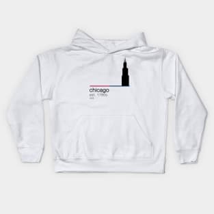 Chicago Willis Tower Kids Hoodie